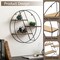 Vintiquewise Modern Decorative Wall Shelf - Stylish Multi-Functional Metal Display for Entryways, Bathrooms, Bedrooms, Living Rooms, and Offices